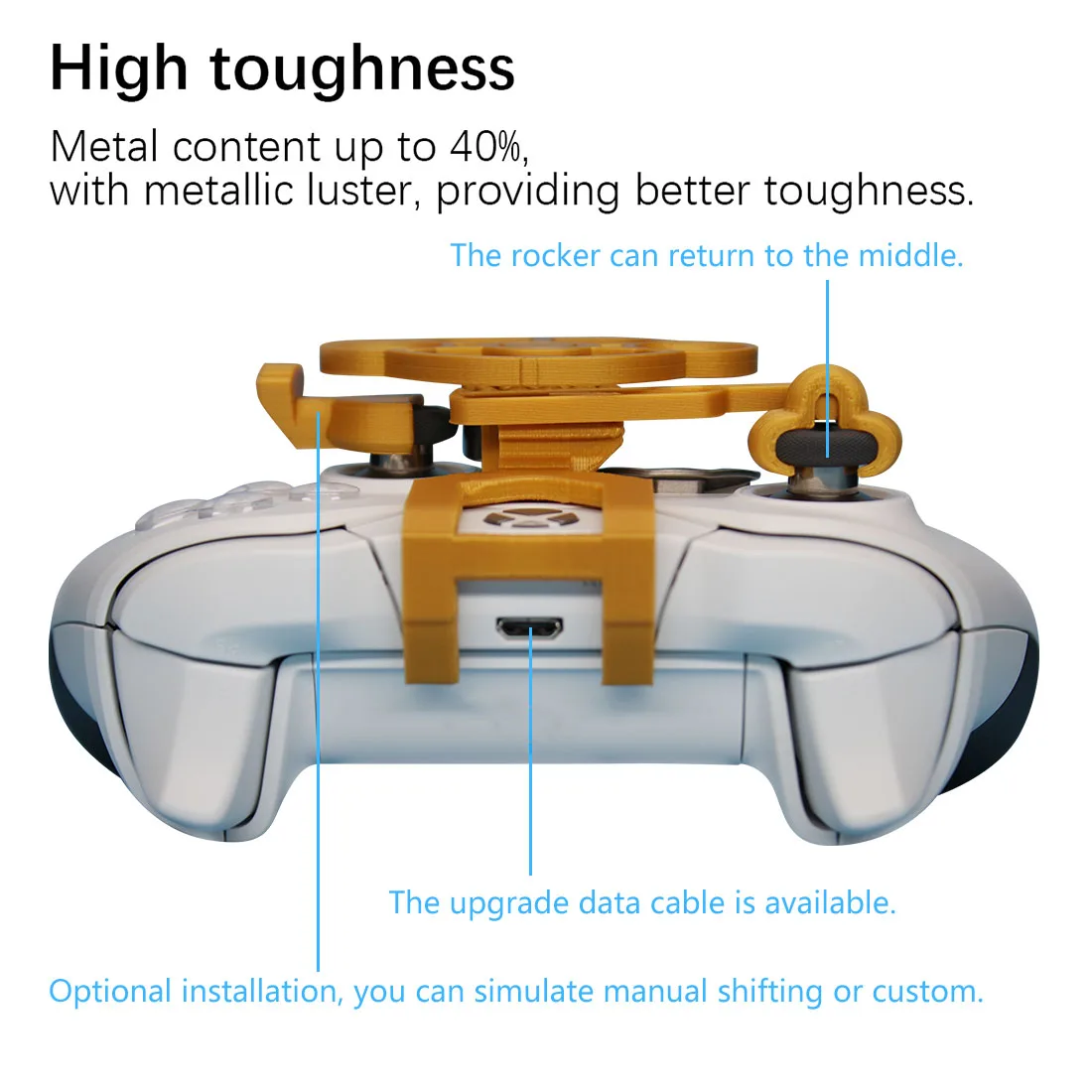 

Игровое гоночное колесо, мини-рулевой игровой контроллер для Xbox One X S Elite, аксессуары с 3D-печатью