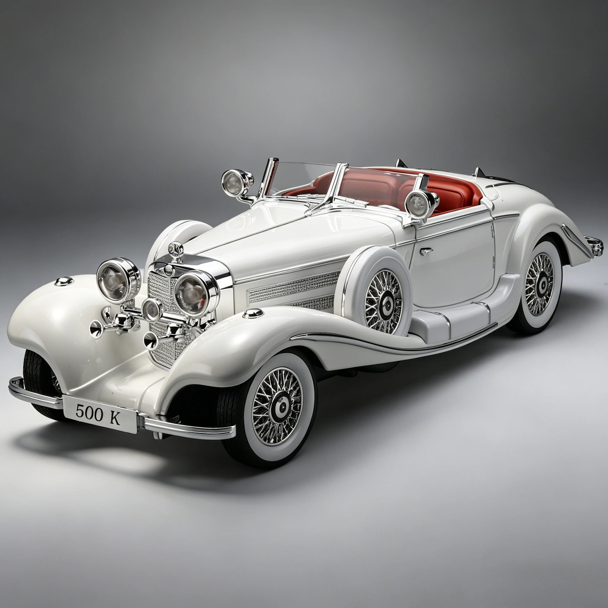 

1:18 500K Alloy Classic Car Model Diecast Metal Retro Vehicles Car Model Simulation Sound and Light Children Toy Gift