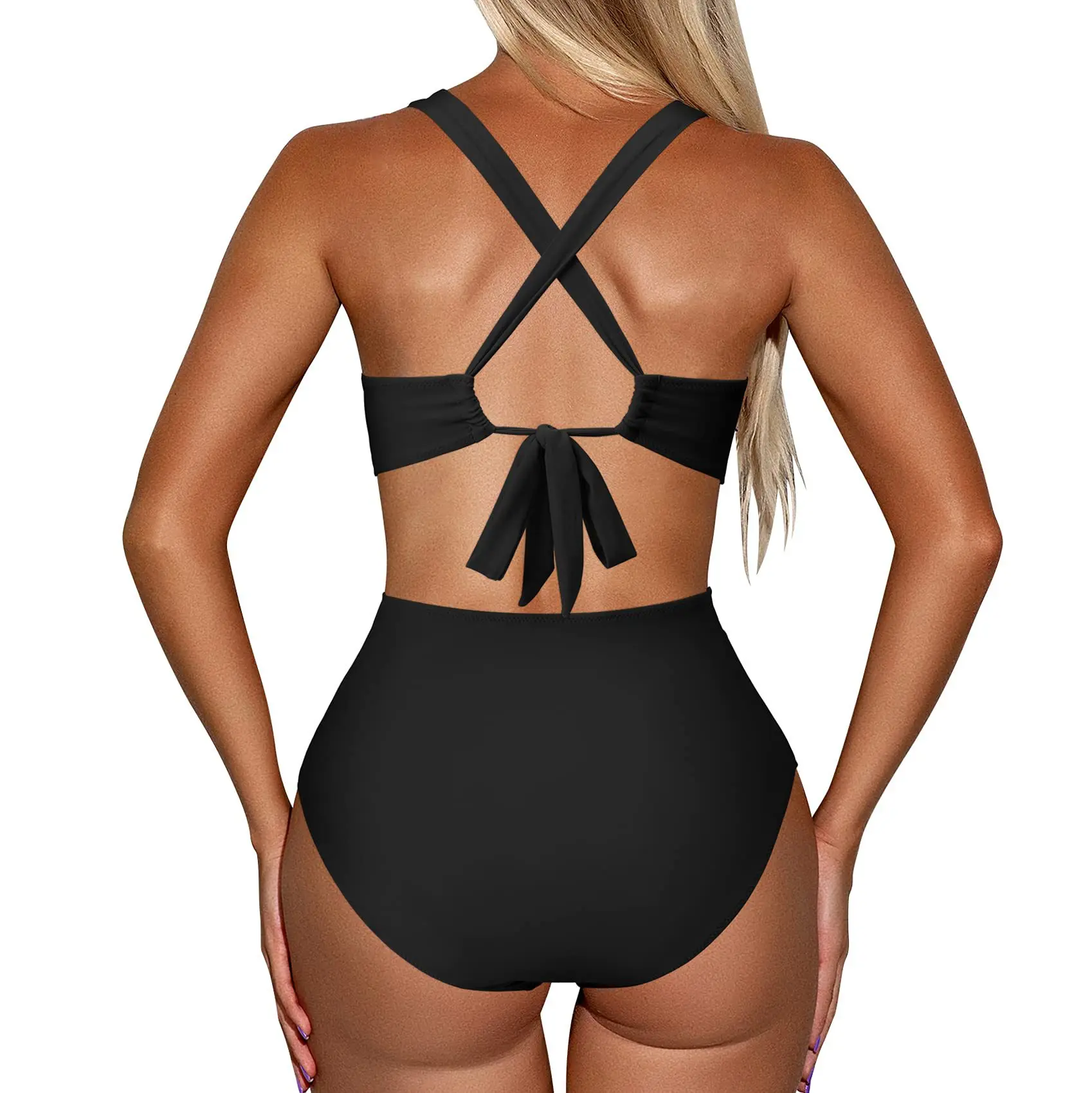 2025 Floral Print One Piece Swimsuit Women Swimwear Sexy Padded Swimming Suit Korean Bodysuit Beach Wear Cut Out Bathing Suit image 6