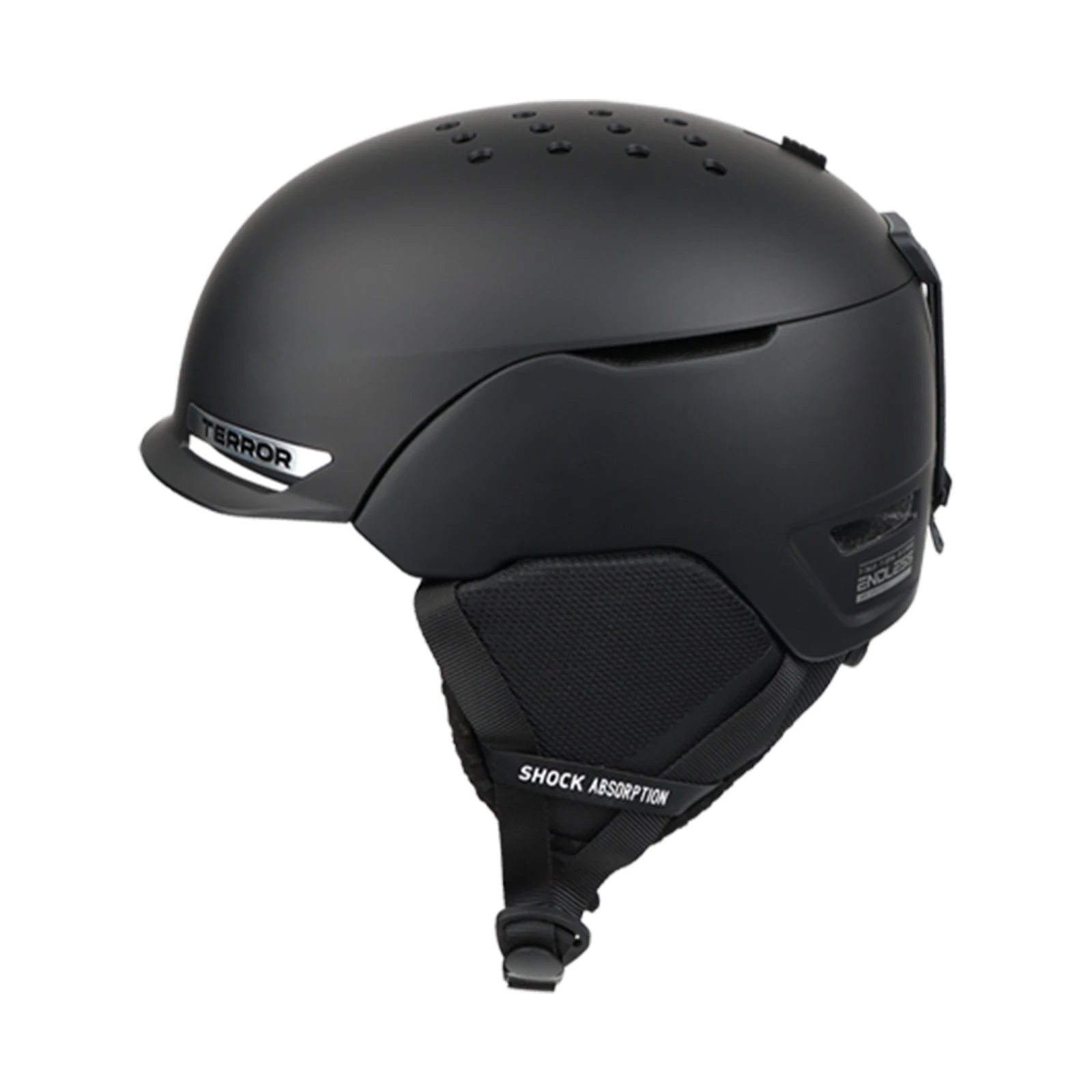 

TERROR PRO Ski Helmet Lightweight 500g+ ABS+PC Shell EPS Taichi Protection 360° Adjustable Detachable Ear Pads 30 Vents