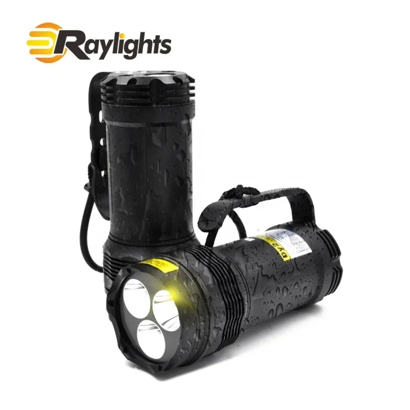 3000 Lumen IPX8 Waterproof Scuba Diving Flashlight Searchlight With 3 X L2 LED Powerful Underwater Torch Light