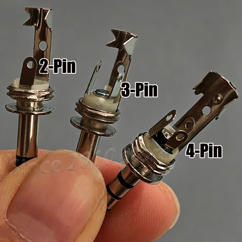 Cltgxdd 1–10 Stück Metall 3,5 mm Kopfhörerstecker für Herren, Mono-Stereo-Audio-Lötanschluss, 2/3/4-poliger Kopfhöreranschluss-Adapter – Detail 6