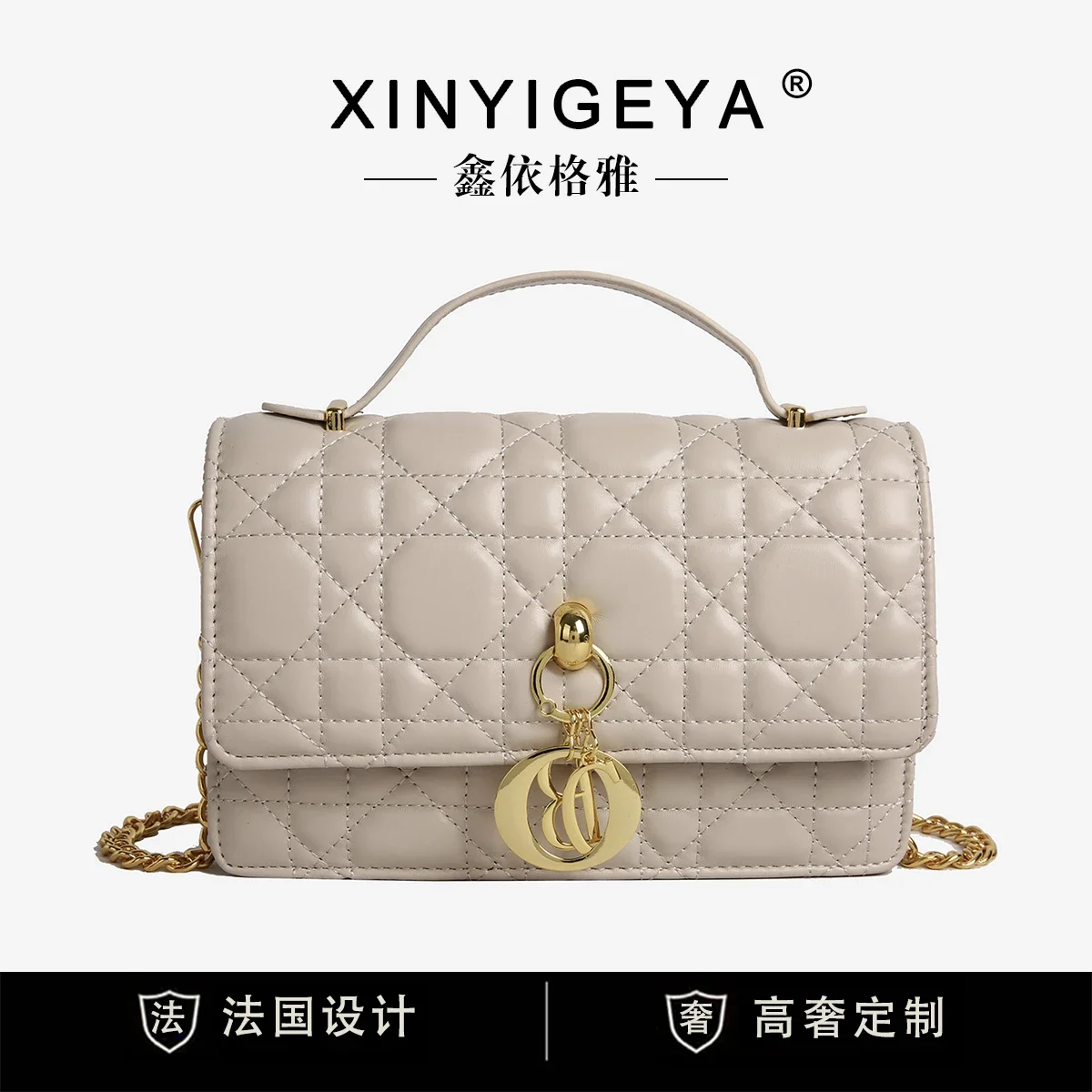 

Popular Classic Elegant Handbags Leather For Women, Famous Designer Crossbody Shoulder Bag Tote With Secure Closure System