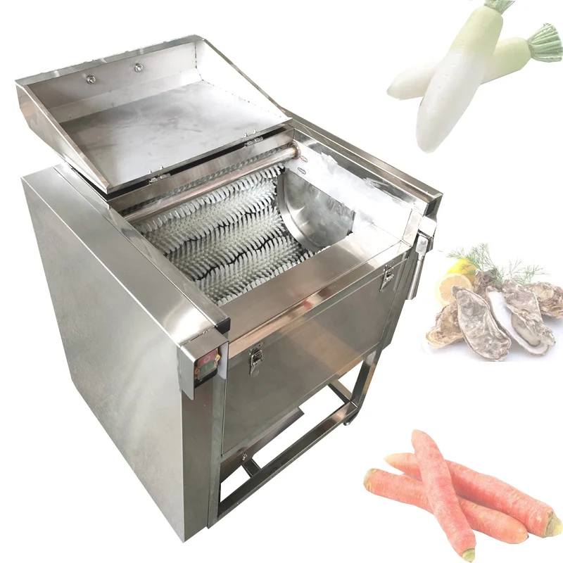 Large Capacity Ginger Potato Taro Washing Peeling Machine Vegetable Peeler Carrots Yams Crayfish Cleaning Machine