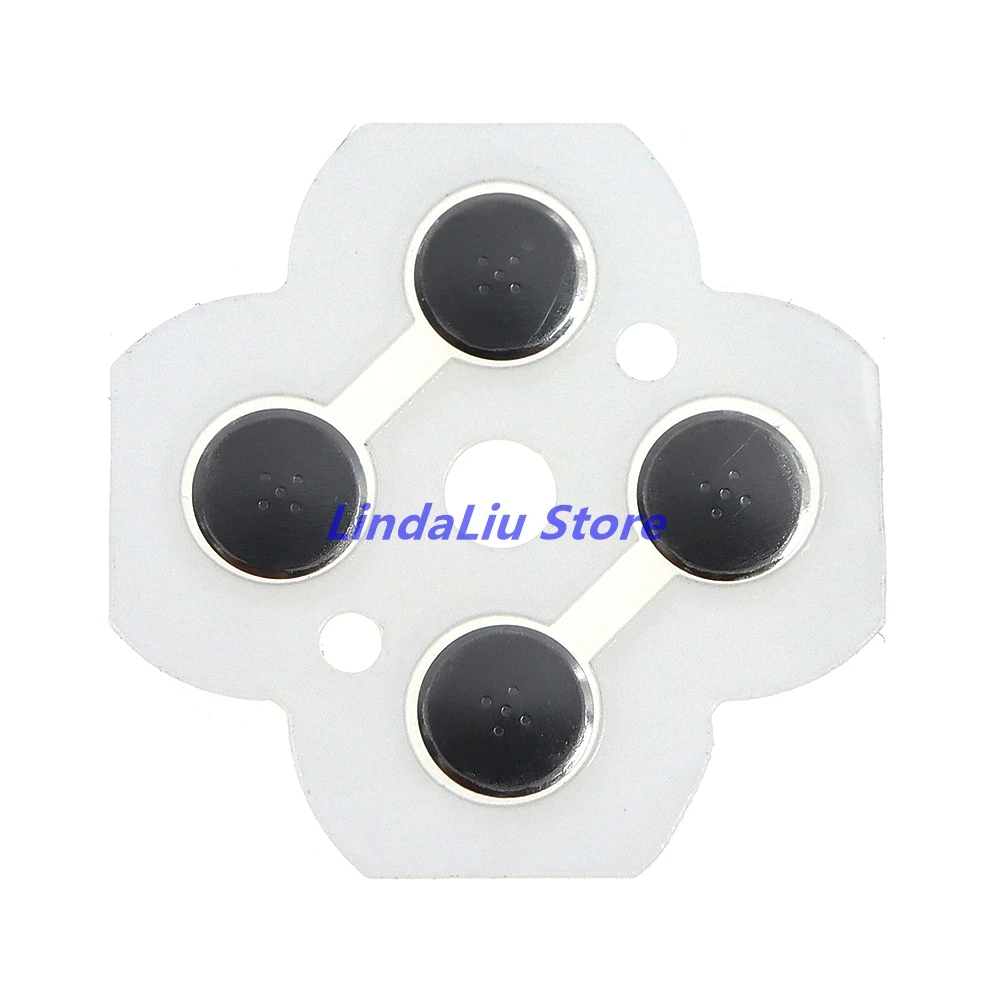 1PCS Cross Key ABXY Button Metal Conducting Strip For 3DS Controller D-Pad Dome Snap PCB board buttons Conductive FIlm