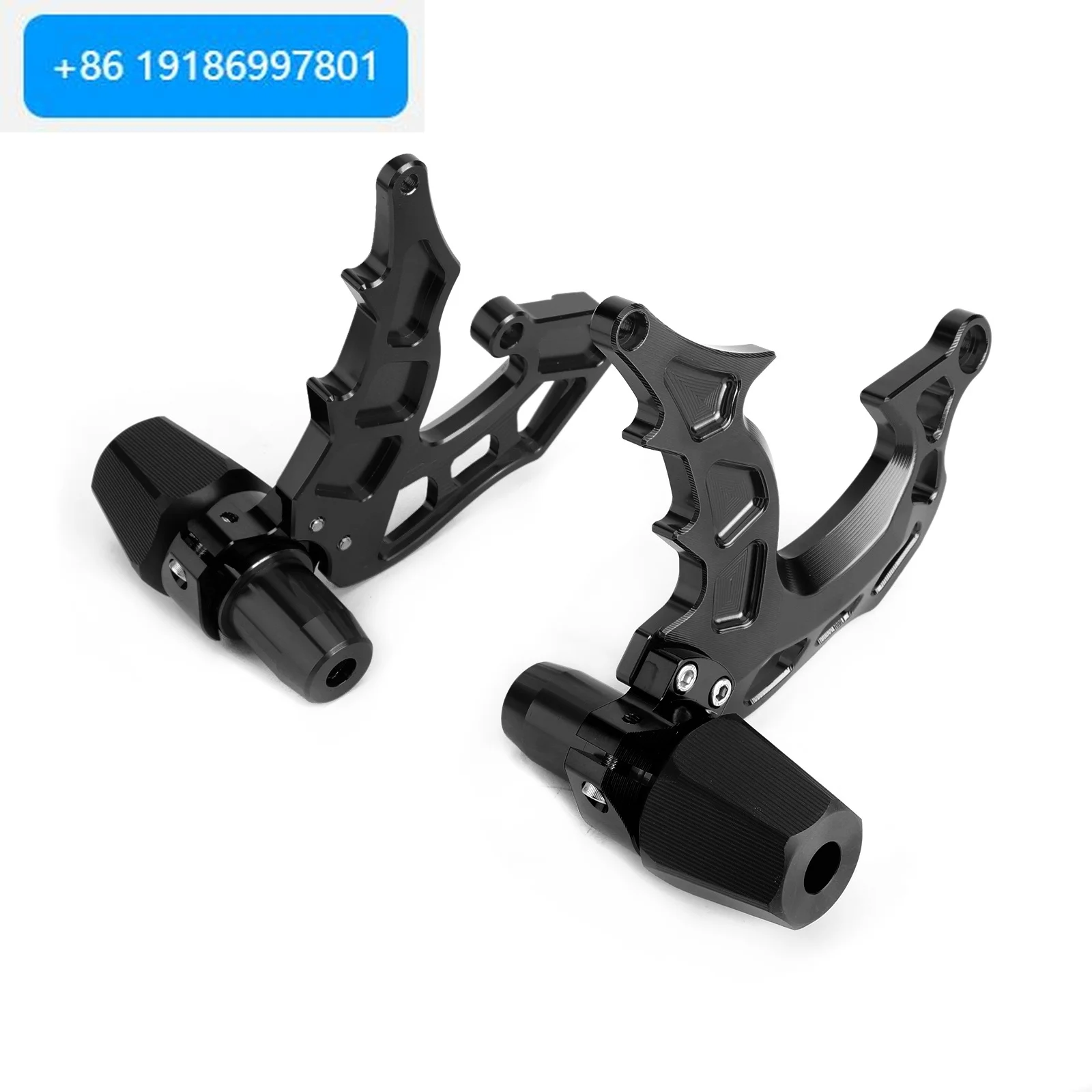 For  FZ-07 MT-07 FZ07 MT07 Accessories Frame Slider Crash Pad Protector Engine Shroud 2014 2015 2016 2017 2018