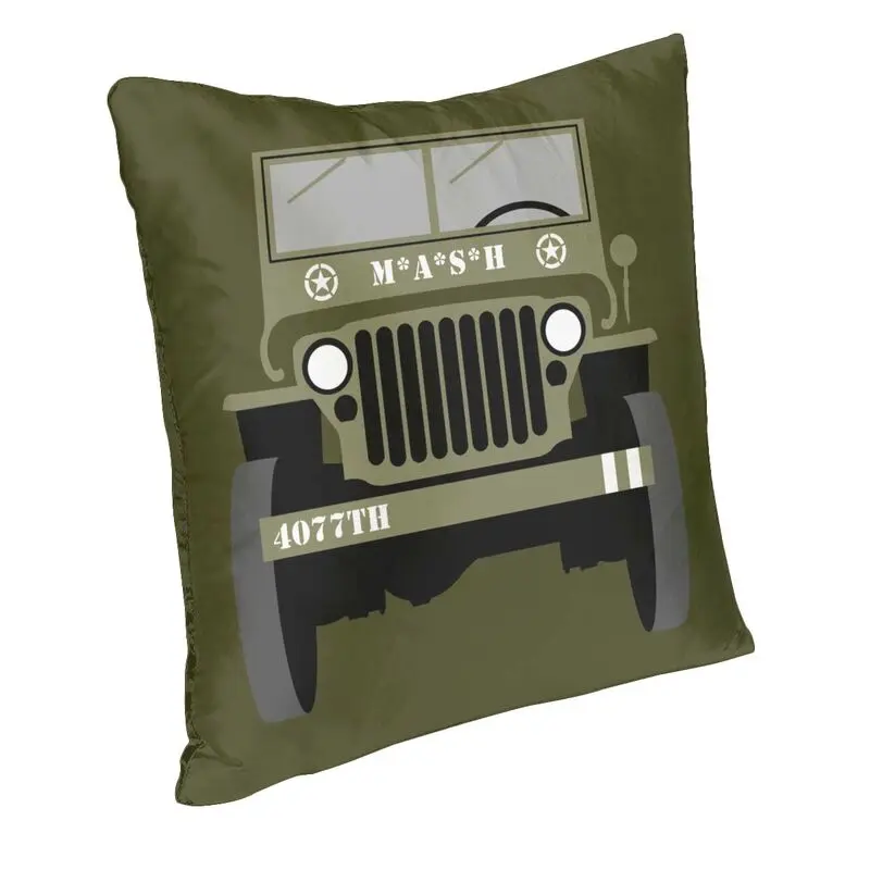 Army Medic Mash Car Logo Cushion Cover Military TV Show Velvet Cute Throw Pillow Case Decoration Salon Sofa Chair Dakimakura