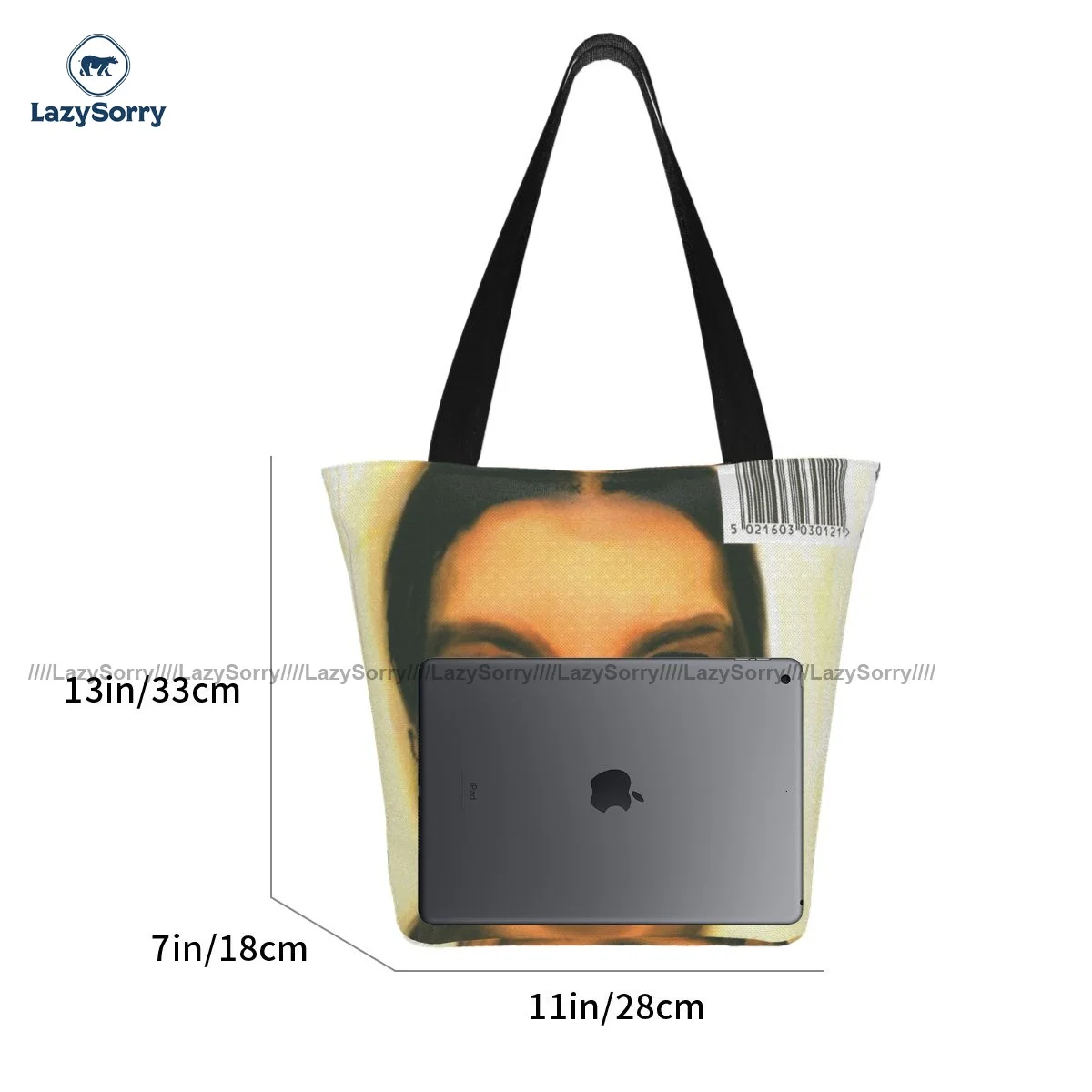 Aphex Twin Shopping Bag Woman Fashion Handbags Aesthetic Polyester Office Bags