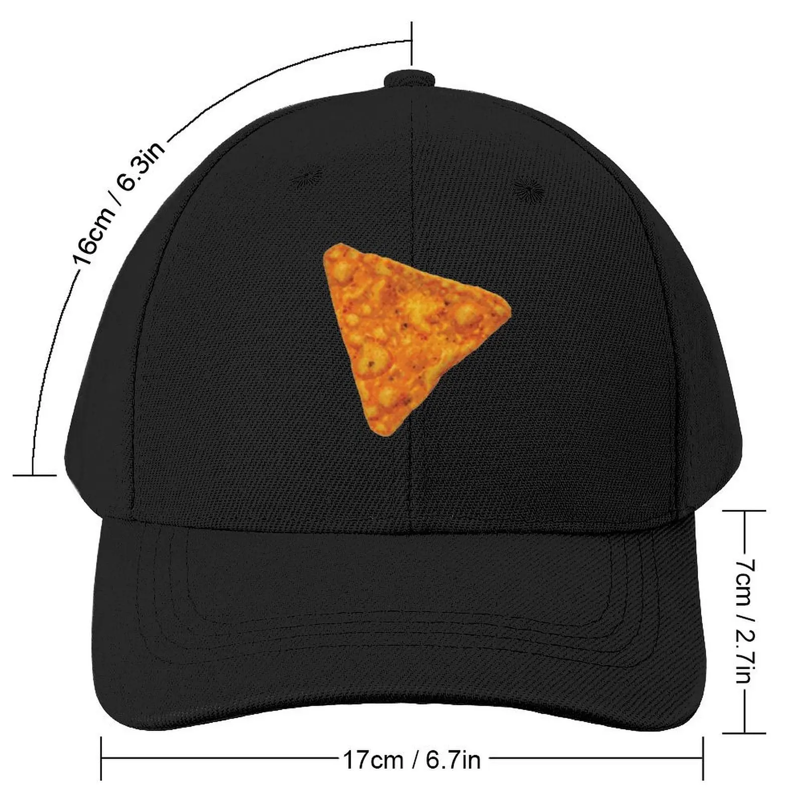 dorito tortilla chip Baseball Cap Trucker Hat Golf Hat custom Hat Luxury Brand Women Men's