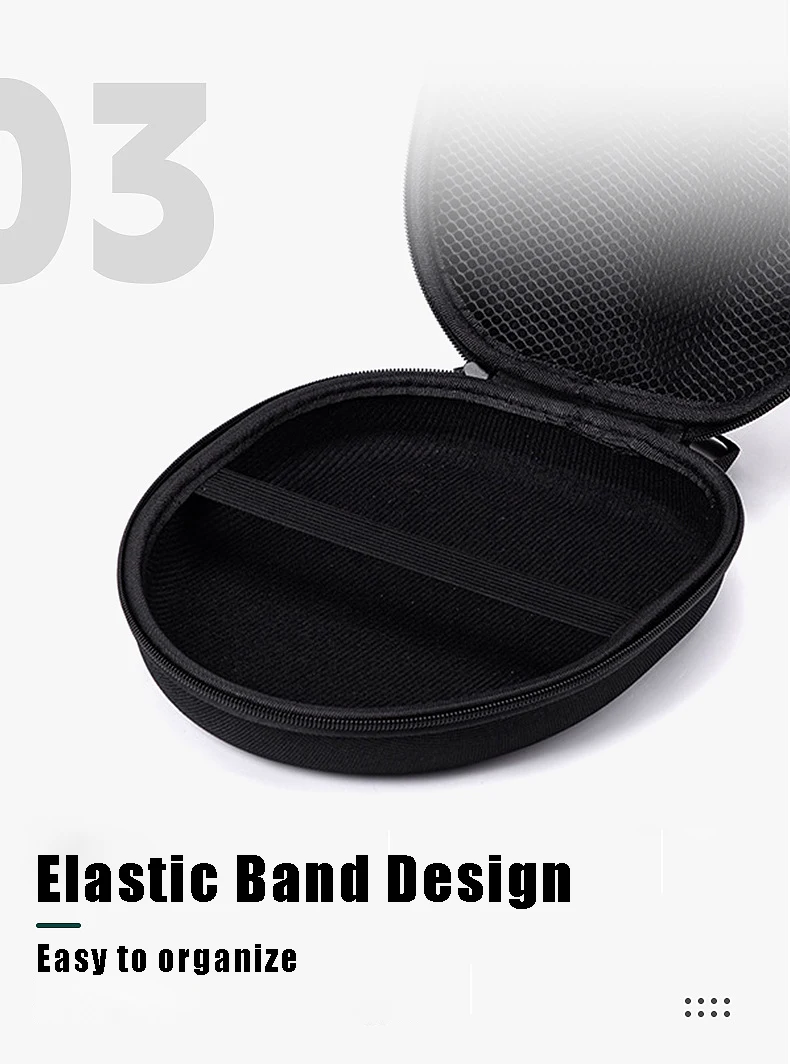 Bluetooth-Headset-Kopfhörer-Hartschale für Sony-Kopfhörer, Aufbewahrungstasche, tragbar, für Reisen, stoßfest, für Ohrhörer, Tragetasche