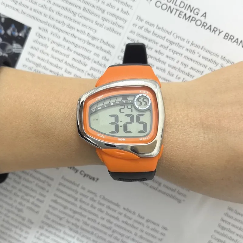 XONIX Classic Irregular Men Temperament Digital Display Electronic Student Watch Multi-function Luminous Waterproof Swimming BD