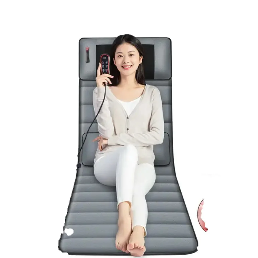 

D12 Comfier Massage Chair with Heat Back Massager With Vibration Motors Pad Chair for Back Gifts Whole Body Massage Cushion
