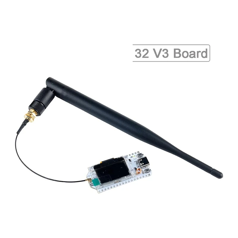 الترويج! هوائي لورا 915 ميجا هرتز 5Dbi SMA ذكر 195 مم + IPEX إلى SMA كابل أنثى لـ Meshtastic ESP32 Lora 32 V3 HTCC-AB02S (20 قطعة)