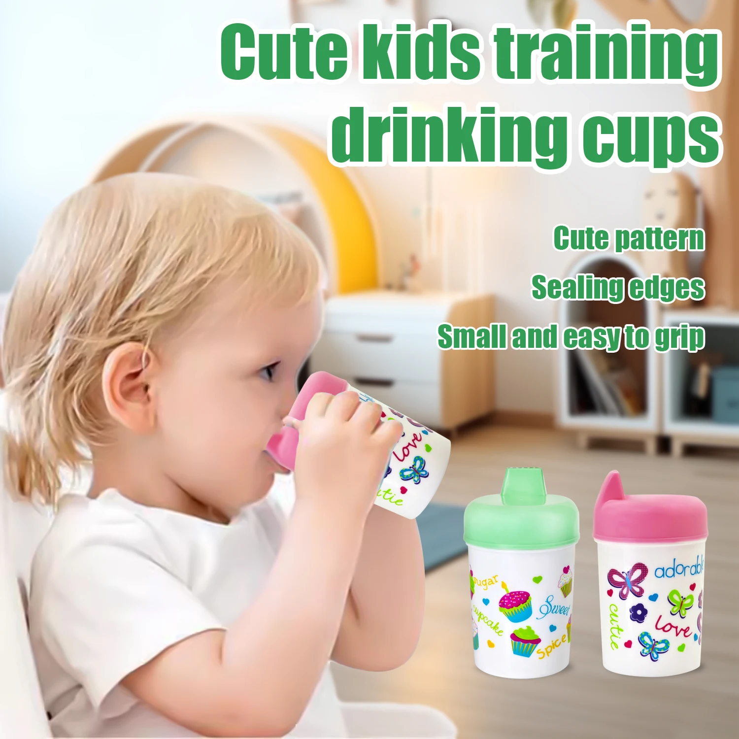 Suitable for 2-8 years old primary school students, 150 ml small and cute milk cup, duckbill cup, lightweight and drop-resistant