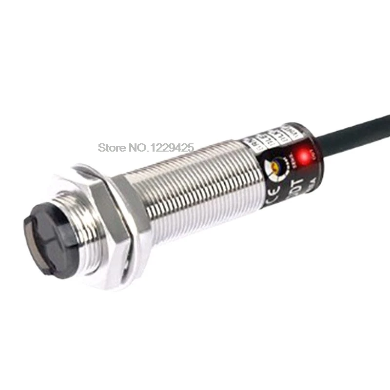 

Фотоэлектрический переключатель BR100-DDT, нейтральный бренд, инфракрасный индукционный датчик диффузного отражения M18, расстояние обнаружения 1-40 см