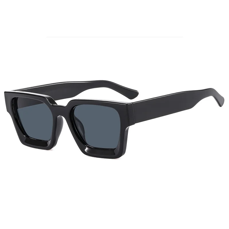 Square Vintage Sunglasses for Men Women Fashion Big Black  display picture 1