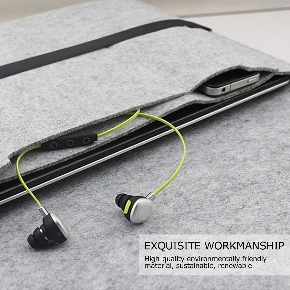 Storage Chemical Fiber Felt Bag Portable Felt Laptop Bag Fashion Handbag School