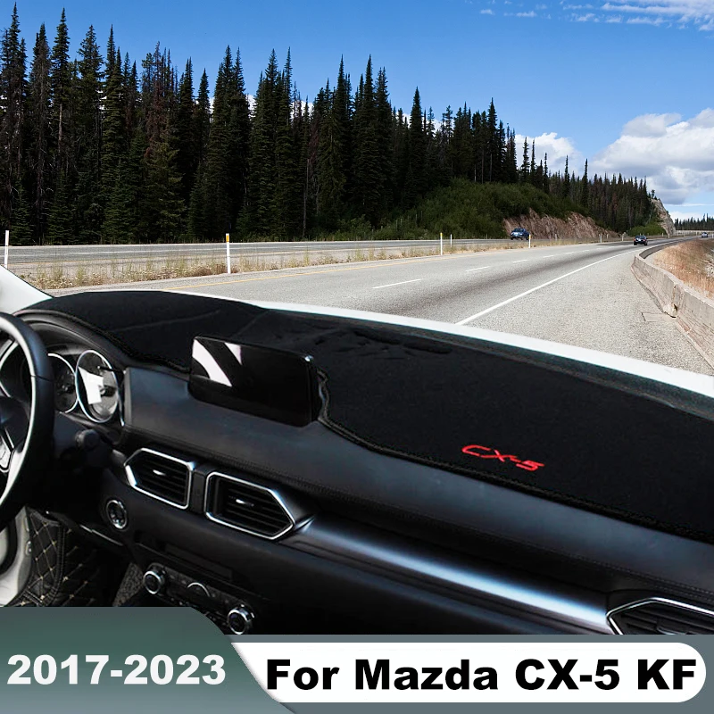 For Mazda CX-5 CX5 CX 5 KF 2017 2018 2019 2020 2021 2022 2023 Car Dashboard Cover Avoid Light Pad Sun Shade Anti-UV Carpets Mat view 2
