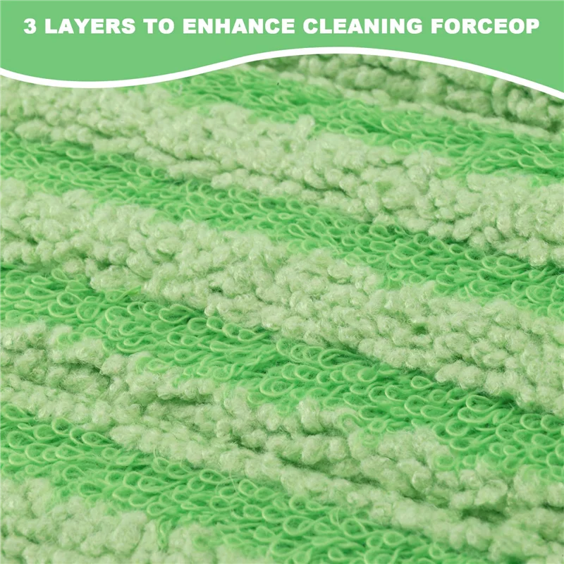 ABPP-6 Моющиеся/многоразовые подушечки для швабры из микрофибры, совместимые с Swiffer Wet Jet