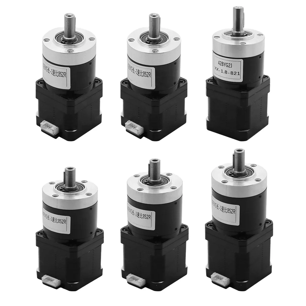 HLTNC NEMA 17 42 BYG 2 Phase Step Gear Motor Torque 30 Kg.cm for Non-woven Bag Making Machine Parts
