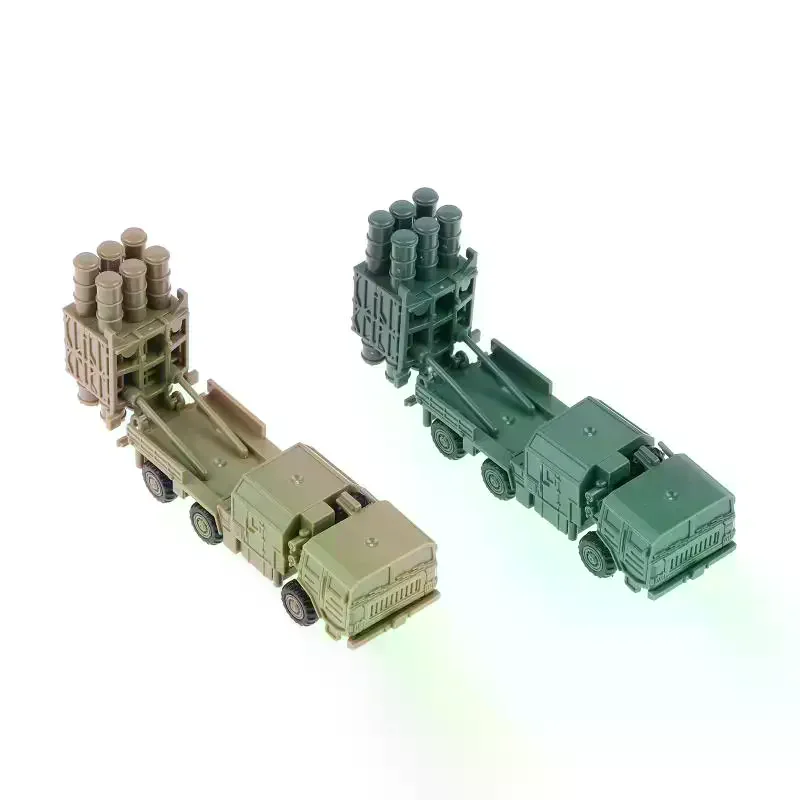 /GJ/1/144 China HQ-16 Air Defense Missile Launcher 4D Assembled Chariot Simulation Model Sand Table Toy No Glue Required