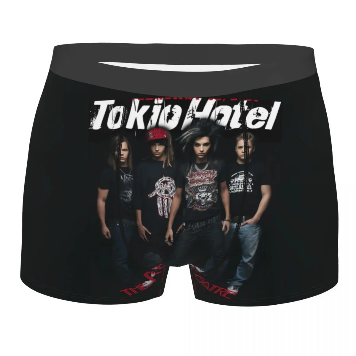 

Tokio Hotels Heavy Metal Pop Rock Underwear Men Sexy Print Custom Boxer Shorts Panties
