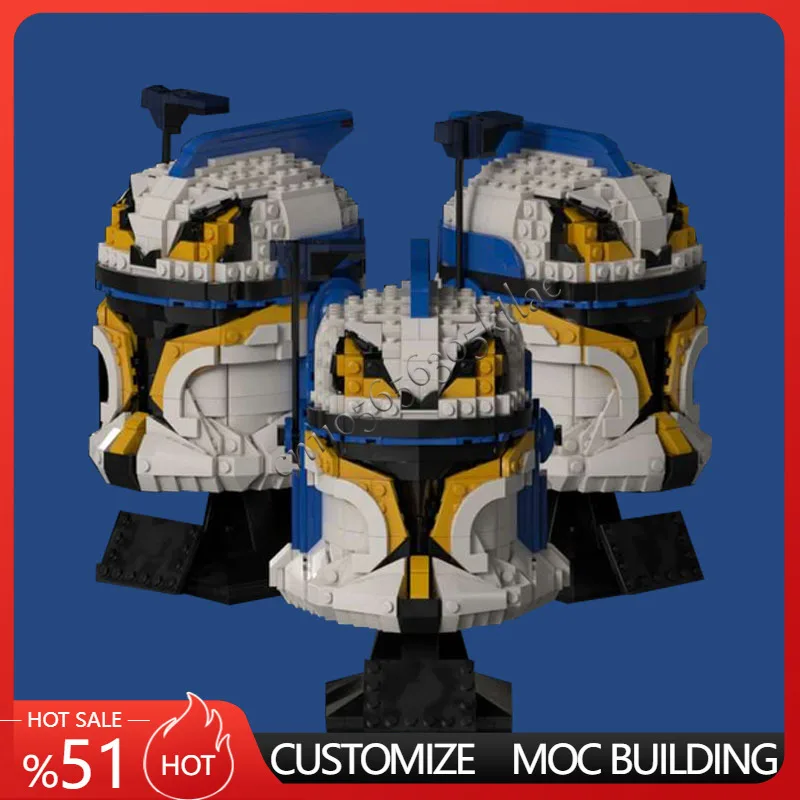 

854PCS Space Clone Army Helmet Helmet Captain Falco Star Movie Ultimate Collection Assembly Puzzle Children birthday Xmas Gifts