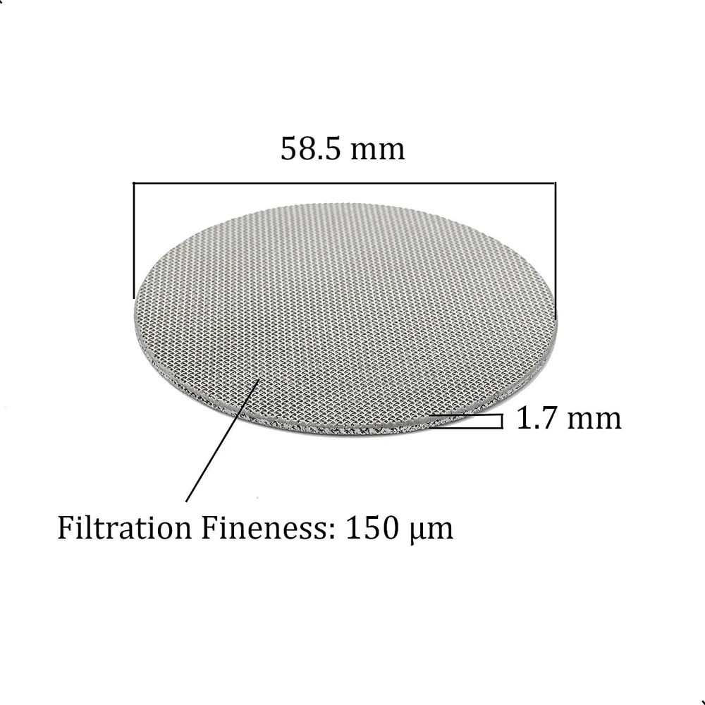 Puck Screen 51/53.3/58mm Coffee Filter Basket 150μm Lower Screen Heat Resistant Mesh Portafilter Barista Coffee Making Espresso