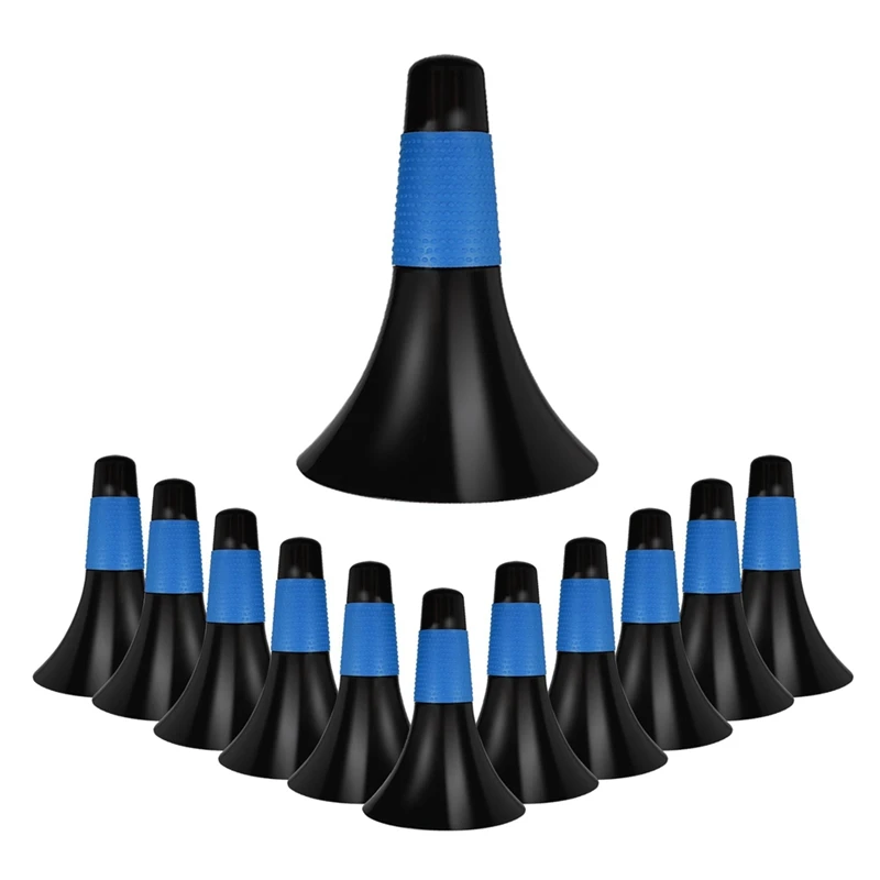 12 Pcs Sports Training Cones 9 Inch Agility Plastic Skating Marker Cones For Kids Football Basketball Practice