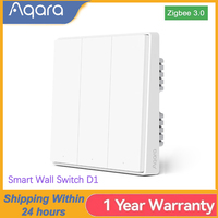 Aqara Smart Wall Switch D1 ZigBee Light Switch Button smart wall dimmer switch Remote Control Fire Wire With /NO Neutral