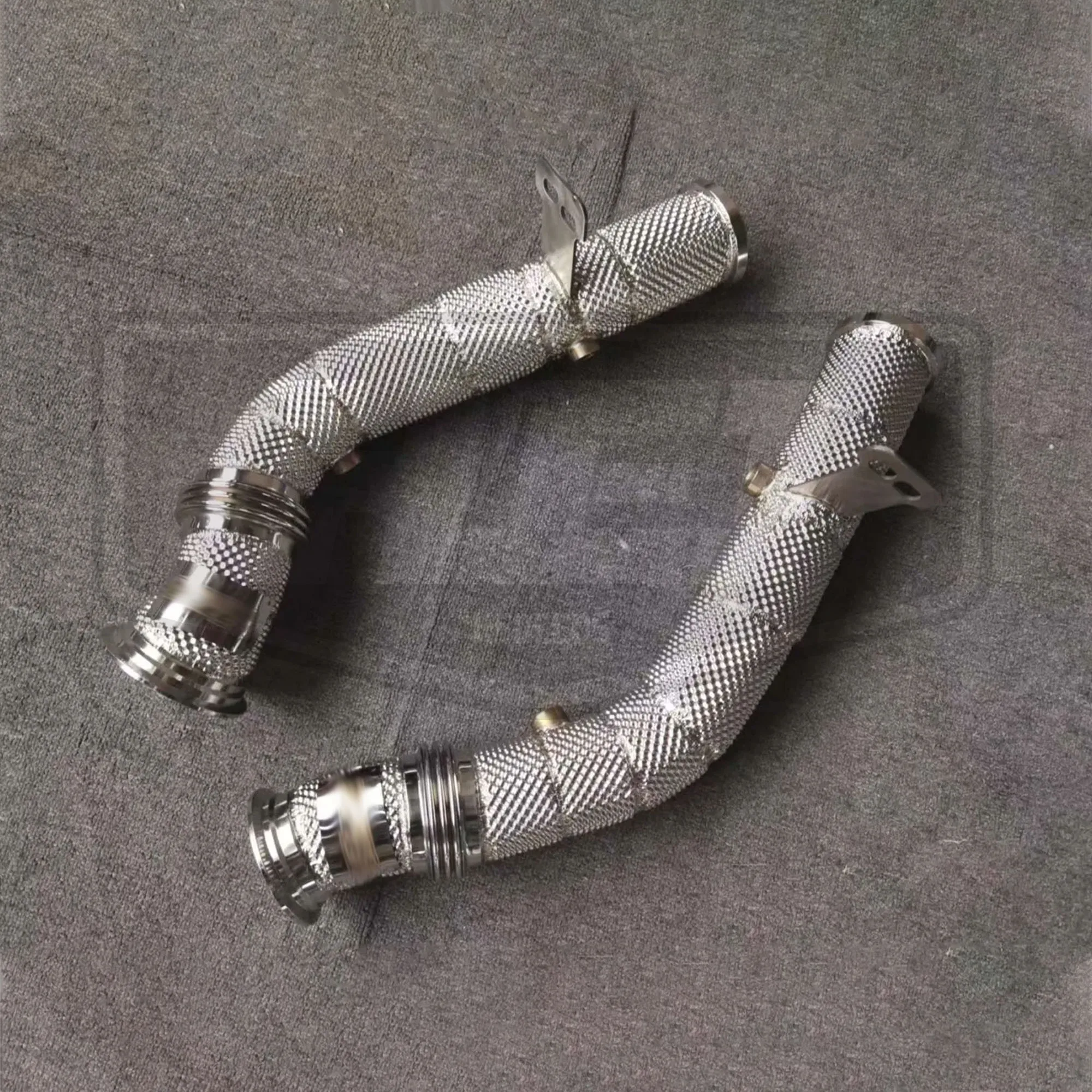 Factory Highlow Race Catless Decat Downpipe for Mercedes-Benz C43 W205 AMG Hot Sale Performance Exhaust Pops and Bangs Exhaust