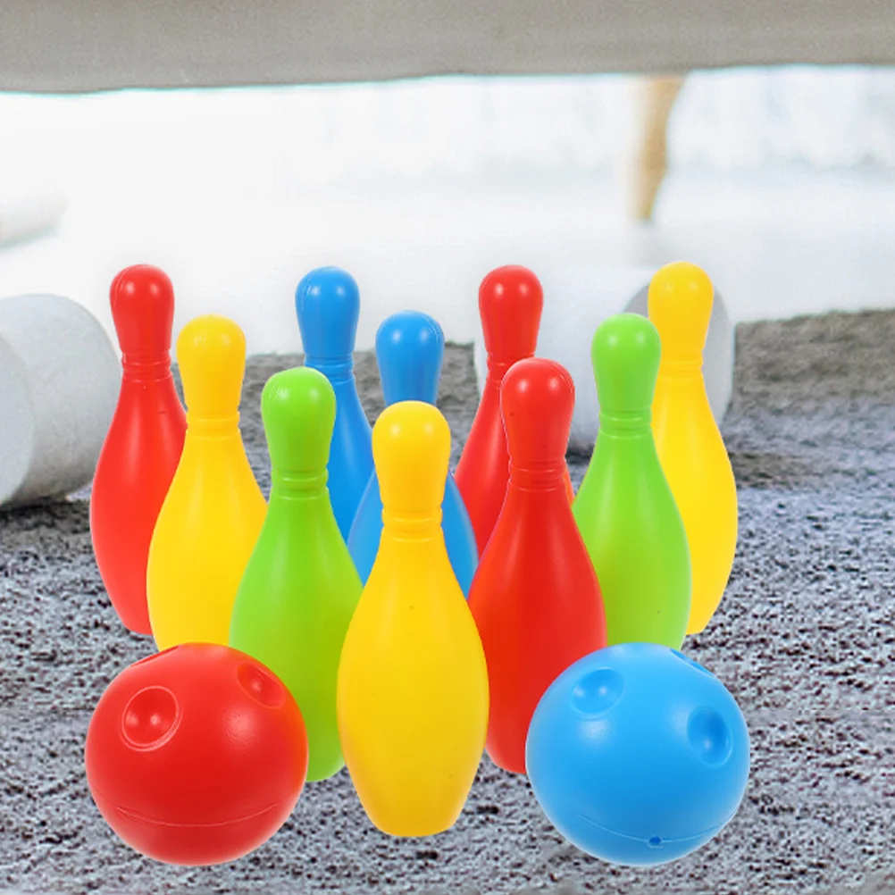 Mini jouets de bowling gonflables à l'extérieur, pour enfants en bas âge