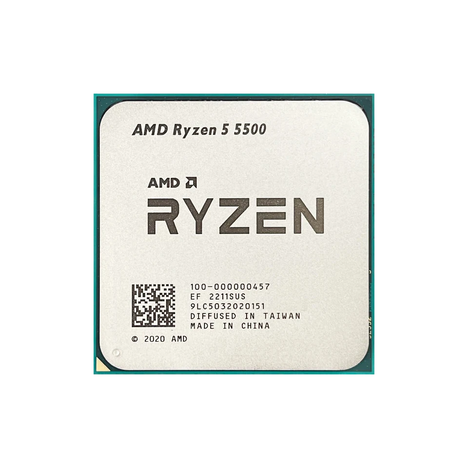 AMD Ryzen 5 5500 NEW CPU Processor 65W 3.6 GHz 6-Core 12-Thread R5