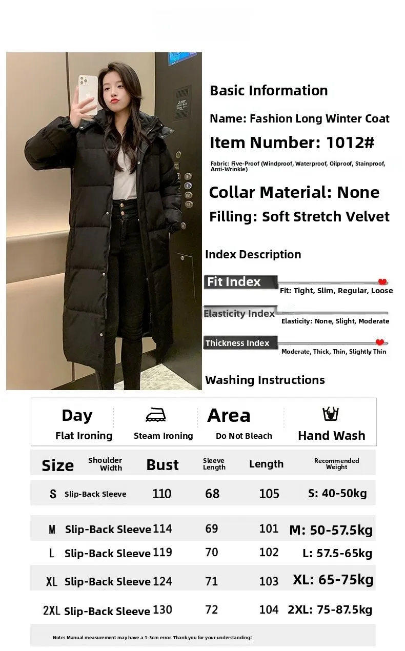 ملابس خارجية للزوجين من القطن من Jaet طويلة جدًا للرجال، قماش مطرز بدرجة حرارة عالية، ملء... #5