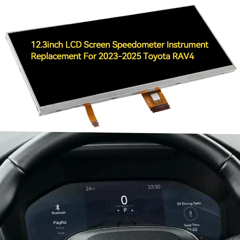 C123HAN10.1 for 2023-2025 Toyota Highlander RAV4 Instrument Cluster Speedometer 12.3