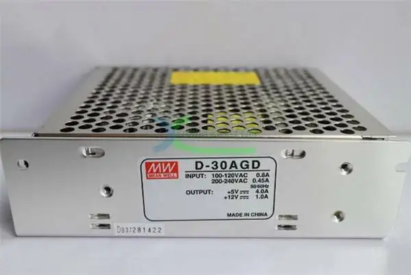 

Meanwell D-30AGD Output Switching Power Supply 5V4A 12V1A NEW