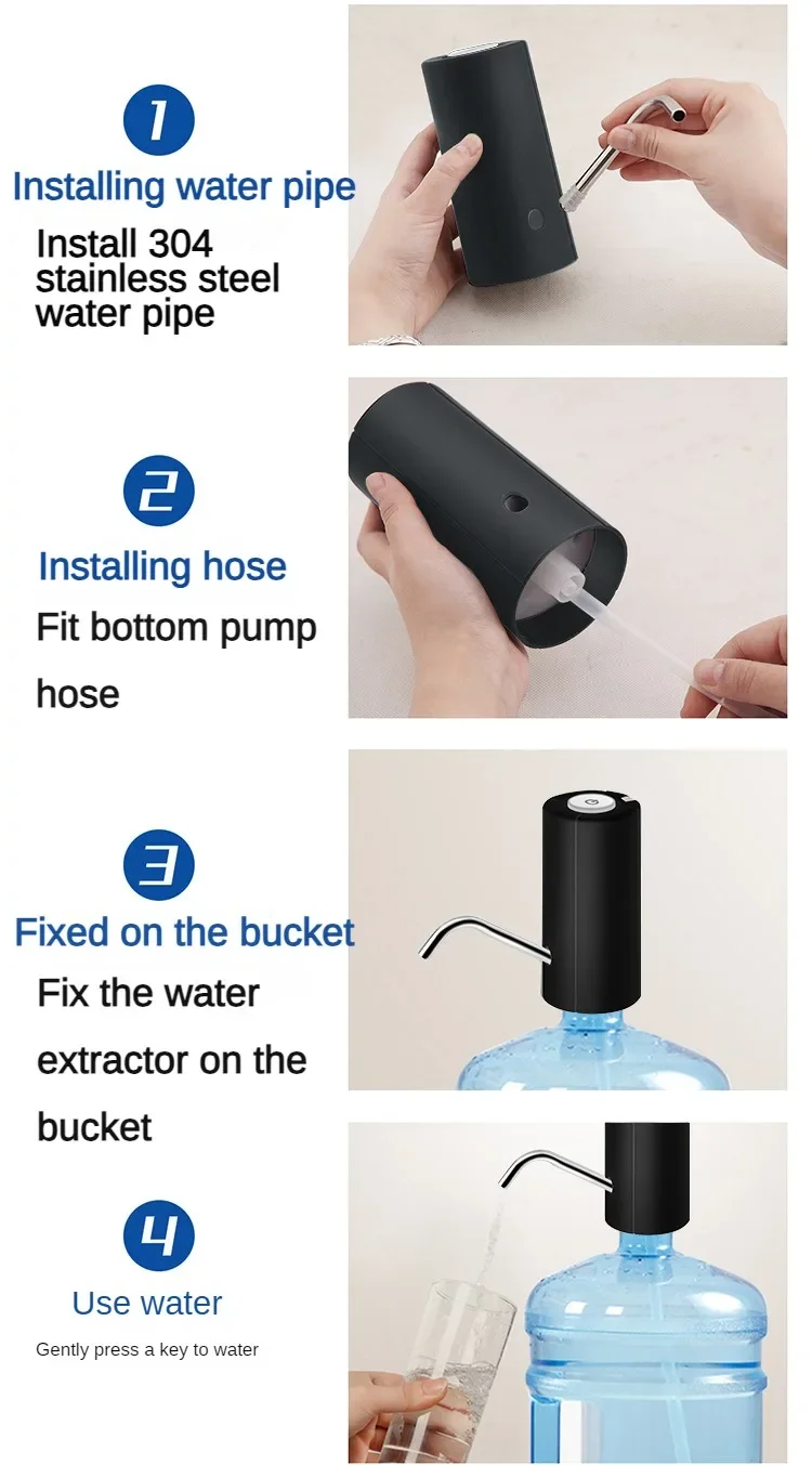 Electric Drinking Qater Pump Small Automatic Drainage Machine Summer And Winter Equipment Accessories 1 Electric Drinking Qate