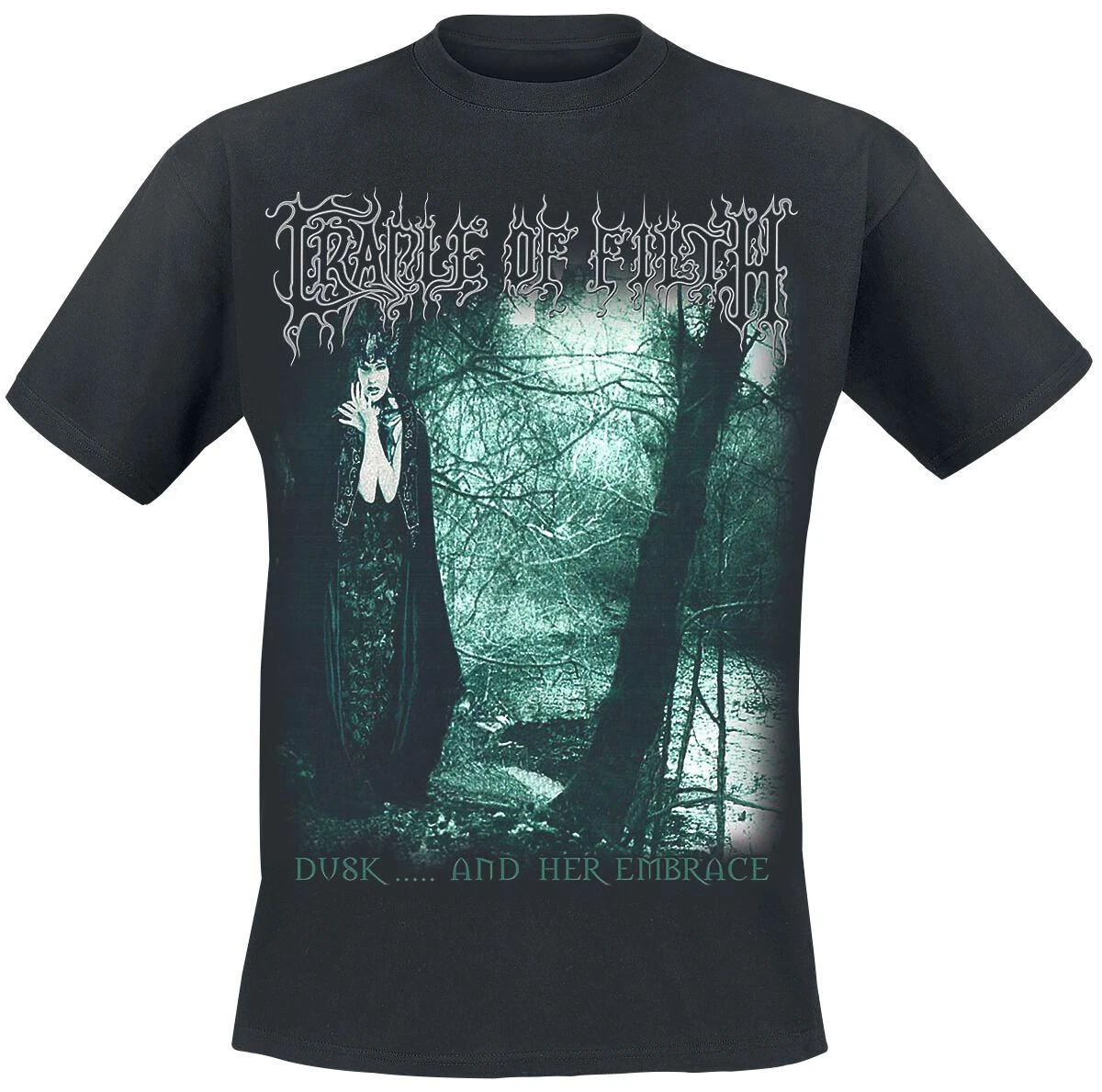 Cradle of Filth Grafik-Baumwoll-Band-T-Shirt, Unisex, Sommer, kurzärmelig, modisches Marken-T-Shirt, luxuriöses, lässiges Vintage-T-Shirt – Detail 6