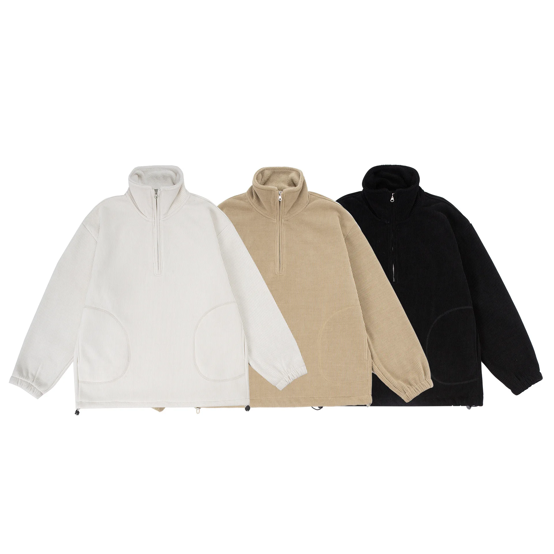 

Retro Vibe Minimalist Heavy-Duty Fleece Pullover Sweatshirt Unisex Soft Warm Fashionable Streetwear for All Seasons