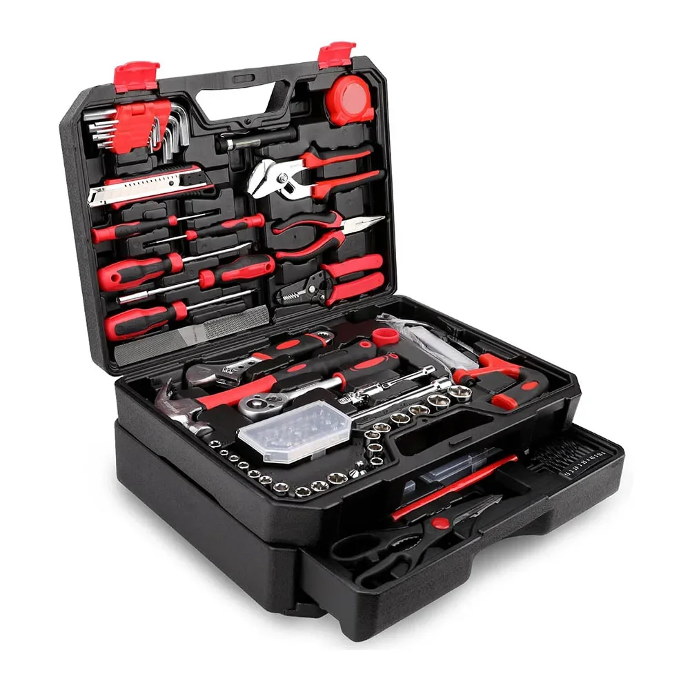 

325 Piece Home Repair Tool Kit General Home Auto Repair Tool Set Toolbox Storage Case Drawer General Household Tool Kit