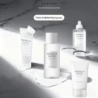Serie coreana Centella iluminadora, tóner potenciador iluminador, limpiador facial, protector solar tono, suero facial ampolla, cremas calmantes
