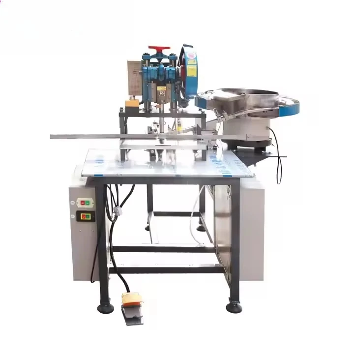 photo frame making equipment, Tiansheng automatic serrated hook assembly machine, automatic photo hook installation machine