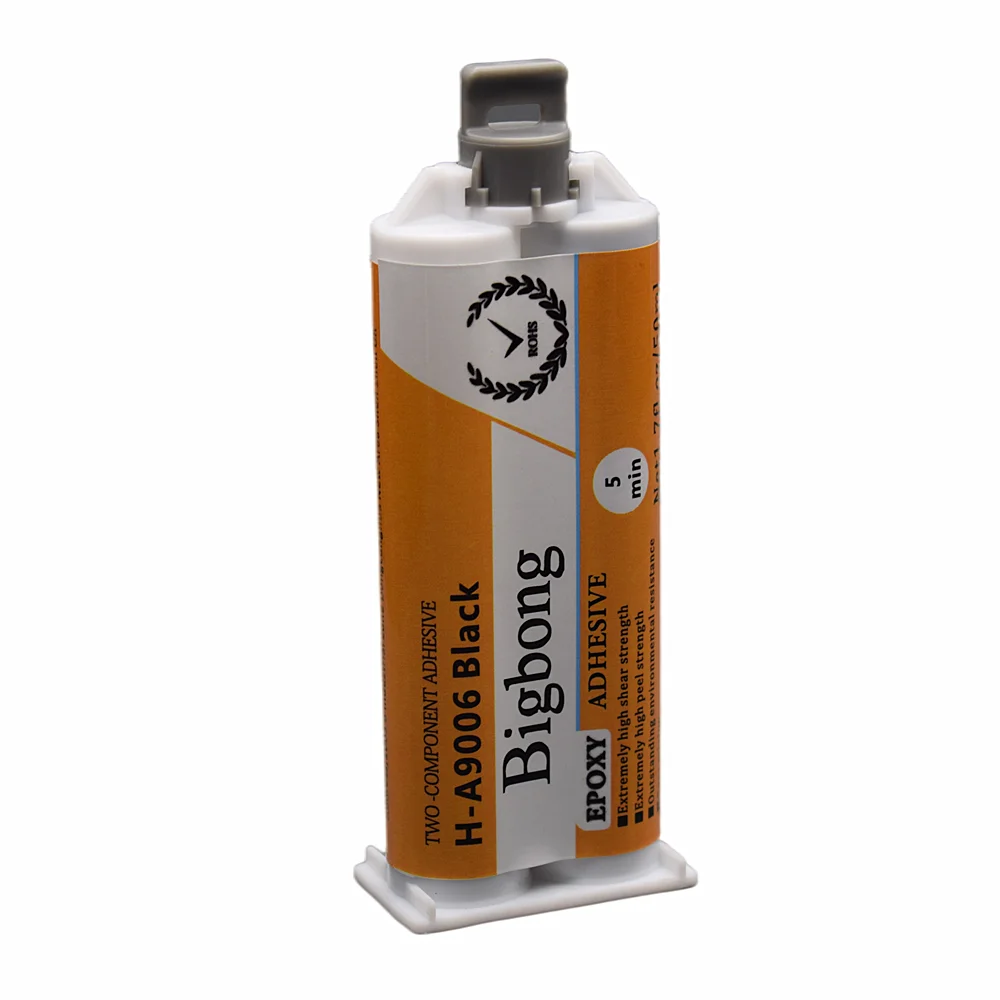 

50ml Black Epoxy Resin 1:1 Adhesive Caulk Epoxies Curing Time 5 Minutes Two-Component Strong AB Glue for 50ml 1:1 Glue Gun Tools