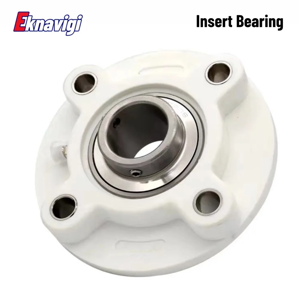 1PCS UCFCPL204 205 206  Plastic Insert Ball Bearing Waterproof, Corrosion and Dust Proof PBT Material + Stainless Steel Bearing