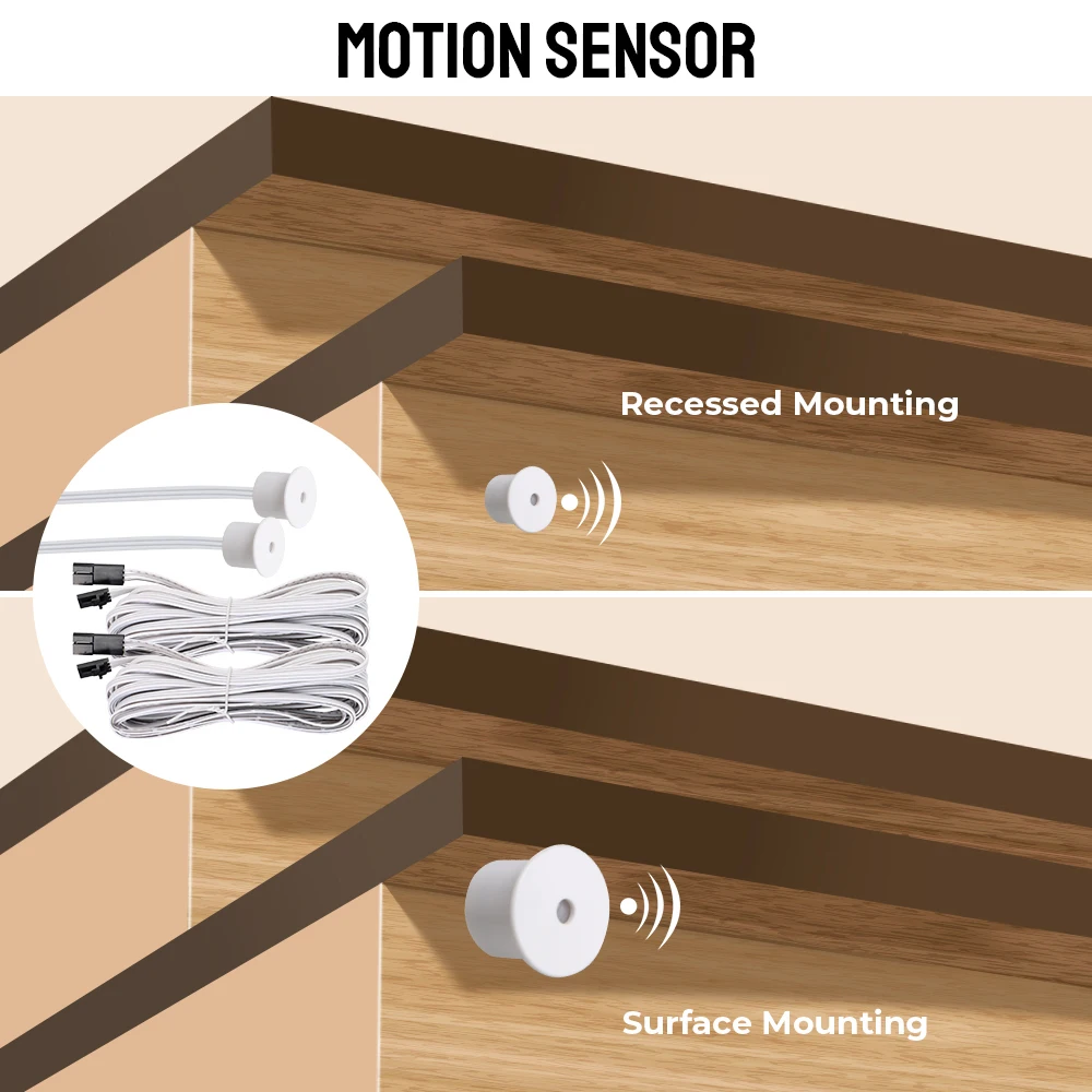 Ladder Night Light Stair LED Motion Sensor Light Prevent Short Circuit Controller DC12V/24V 32 Channels