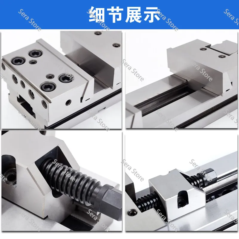 GT100 GT125 GT150 GT175 GT200 GT300 Clamping Parallel Bench Vice GT Precision Combination Flat Jaw Milling Machine for CNC