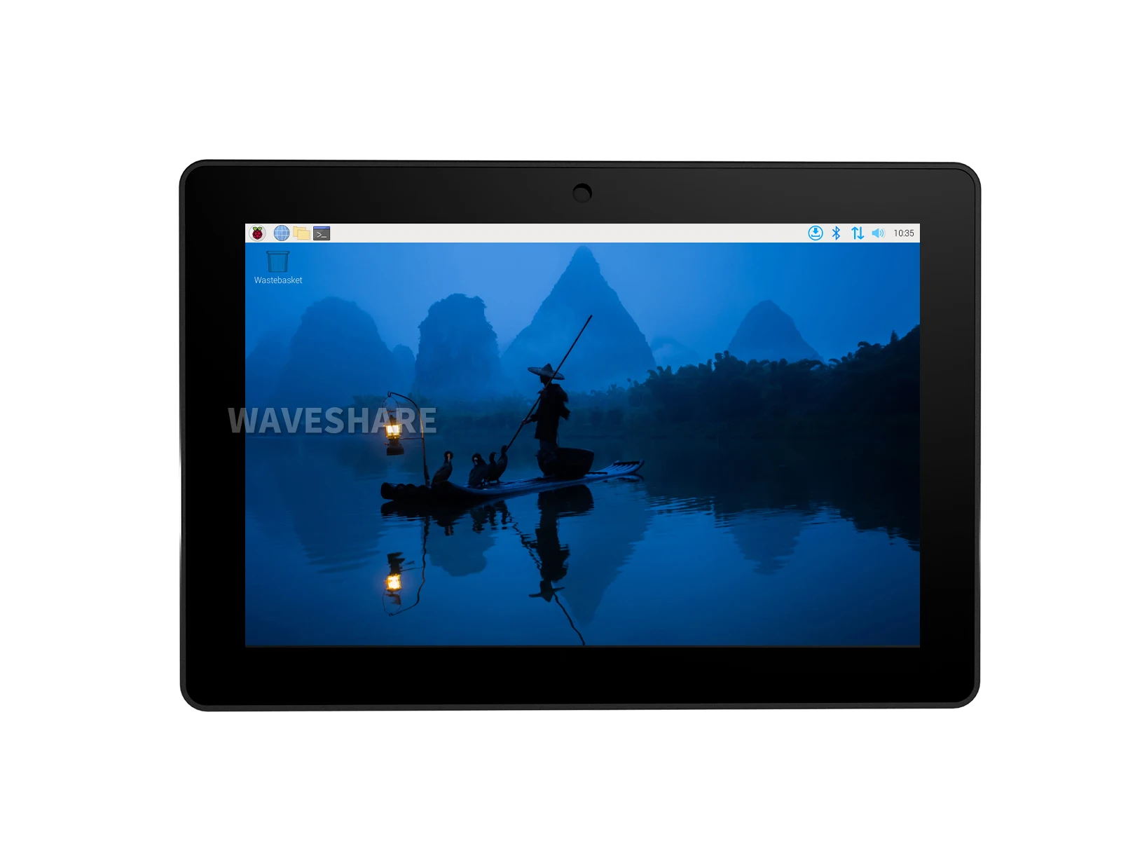 

PI5-HMI-080C, промышленный HMI Универсальный 8-дюймовый сенсорный дисплей для Raspberry Pi 5, поддерживает двойной выход 4K HDMI, с RPi 5-4 Гб