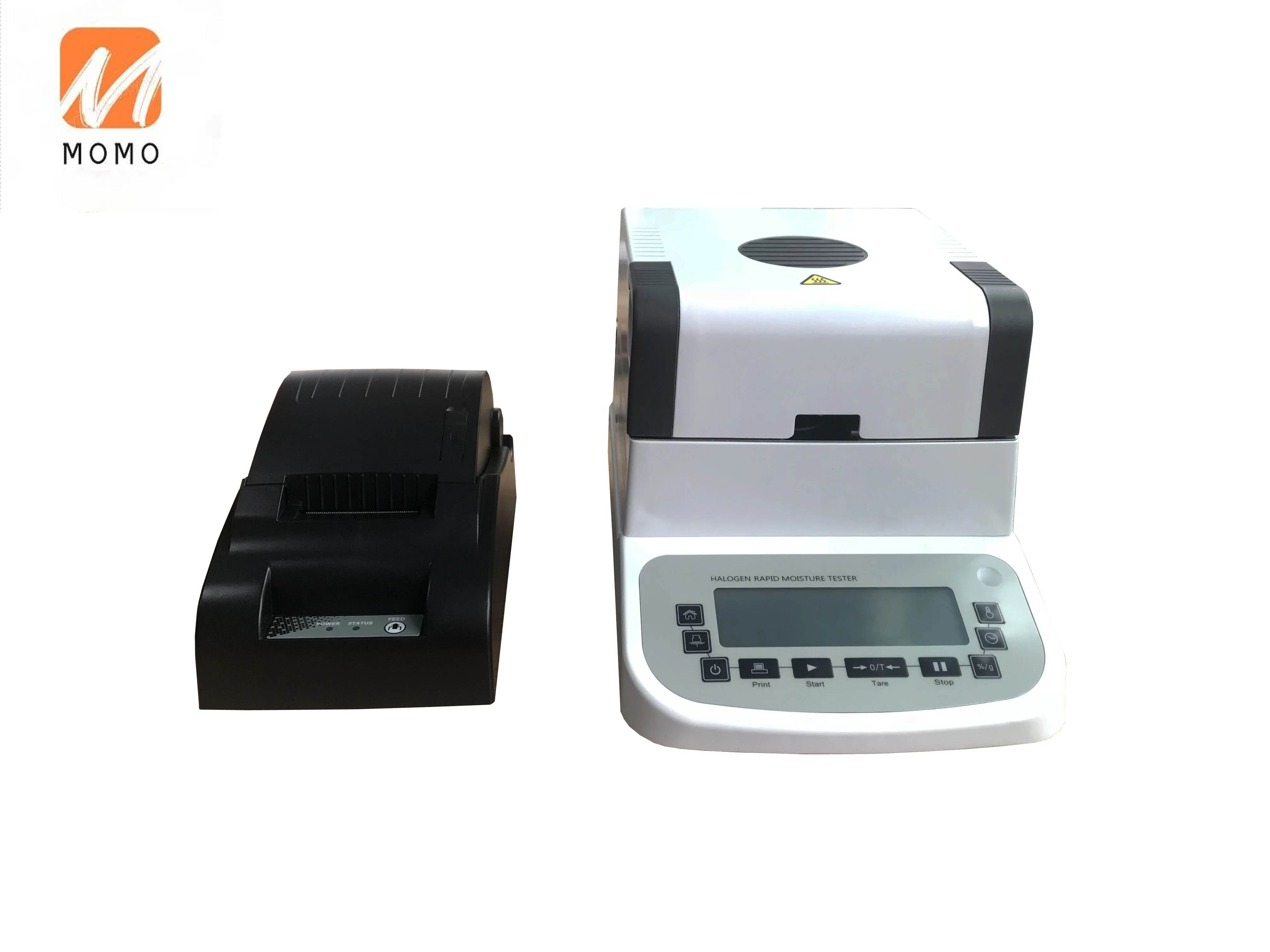 Laboratory Plastic Halogen Moisture Analyzer Touch Screen Colourful Display Moisture Tester