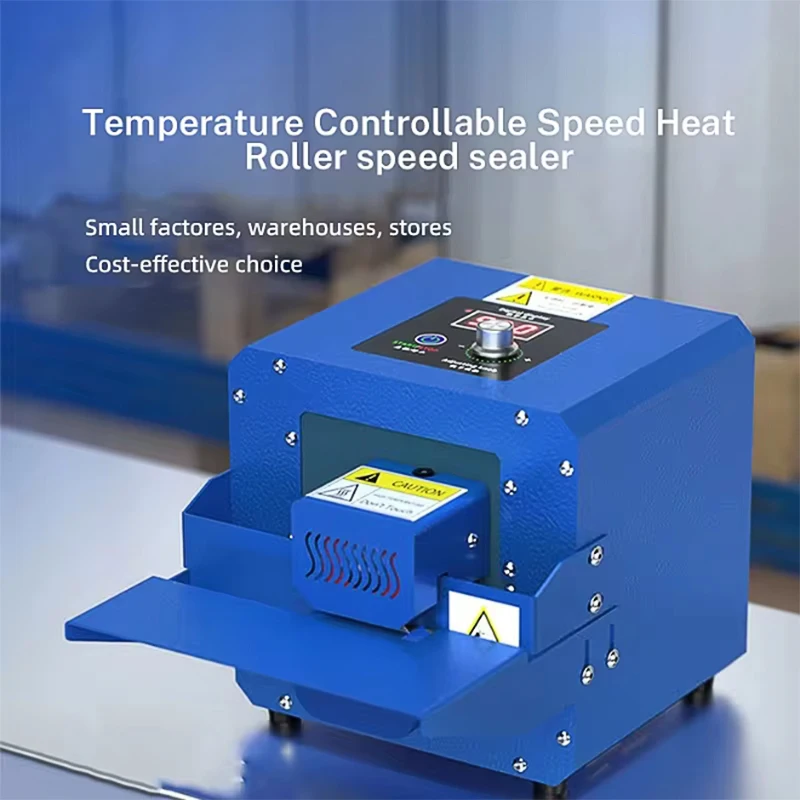 Heat Bag Sealing Machine Package Sealer Bags Thermal Plastic Food Bag Closure Fully Automatic Sealer Candy Packing