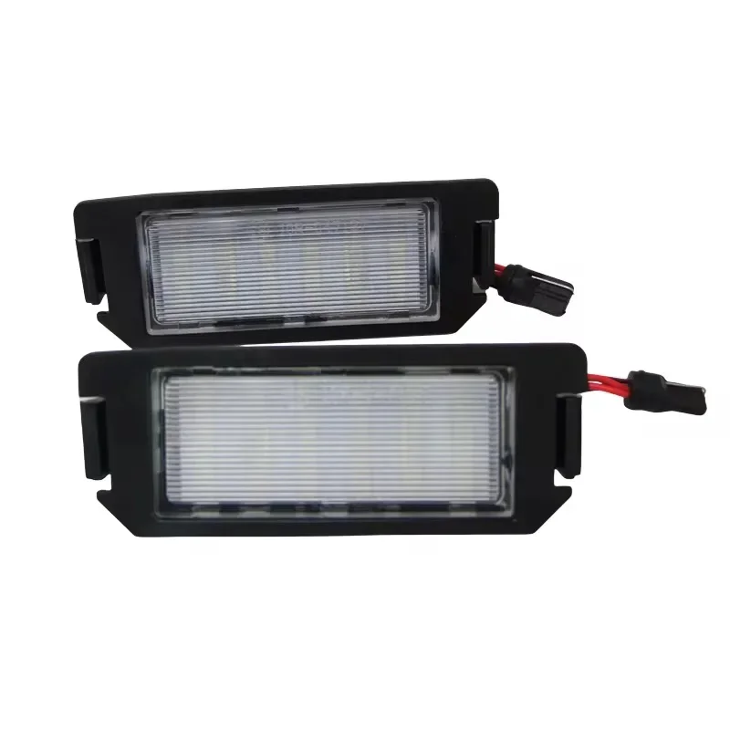 2pcs 6000K White LED License Plate Light For Kia Picanto TA Soul AM Rio III UB Soul II PS Car-Styling Number Lamps